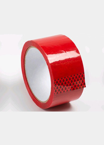 Лента красная клейкая 48 мм х 200 м х 40 мкм No Brand (316091399)