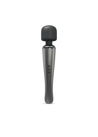 Потужний вібромасажер Megawand Chrome Silver який перезаряджається, 160 режимів Dorcel (315014037)