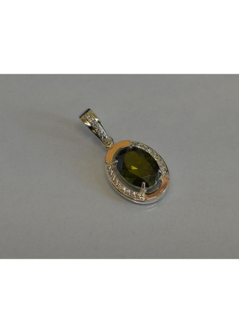 Серебряные серьги-подвески со вставками из золота. Silver Style (367111971)