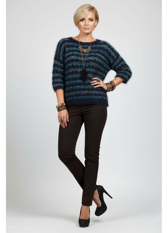 Синій демісезонний жіночий демісезонний светр трава синій Forza Viva