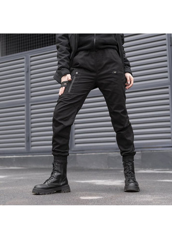 Штани-карго Papin Brodyaga Жіночі Чорний Pobedov (301788927)