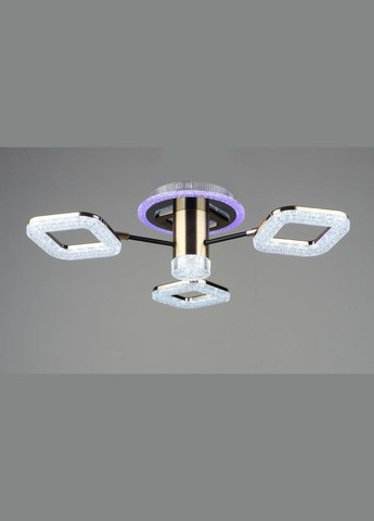 Люстра світлодіодна акрил B YH0310/3 BK+GD Sirius (336934772)