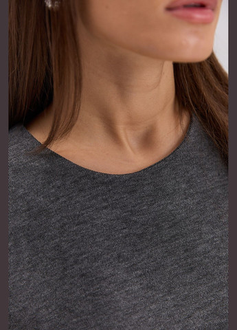 Жіночий трикотажний костюм зі штанами і безрукавкою чорний Arjen (324392961)