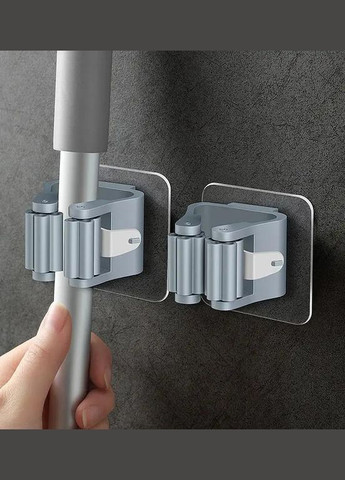 Держатель для швабры, самоклеящиеся, пластиковый 2шт China (323158463)