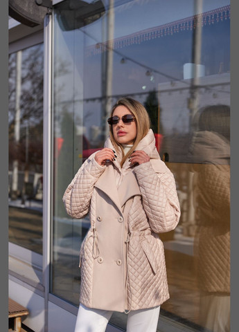 Молочная демисезонная куртка MN