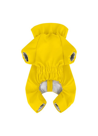 Дождевик для собак Clothes, водонепроницаемый, В 59-62 см, С 37-40 см, желтый WAUDOG (365874249)