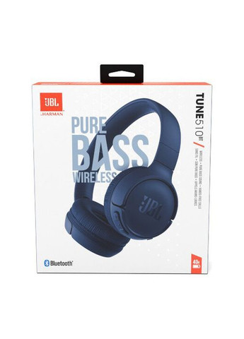 Наушники Tune 510BT (JBLT510BTBLUEU) JBL (339082802)