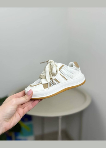 Білі літні дитячі кросівки білі 1327 No Brand