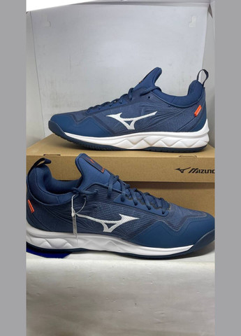 Синій кросівки чоловічі Mizuno wave luminous 2