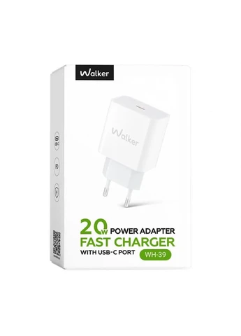 Сетевое зарядное устройство WALKER 20W Type-C 3A No Brand (398533469)