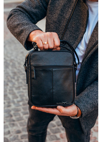 Мужская кожаная сумка 24х21х6 см Tiding Bag (315873366)