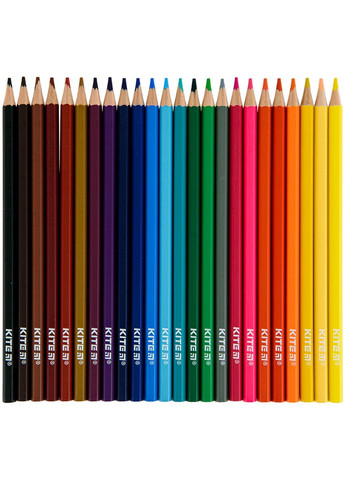 Набір кольорових олівців Dogs K22-055-1, 24 кольори Kite (325820625)