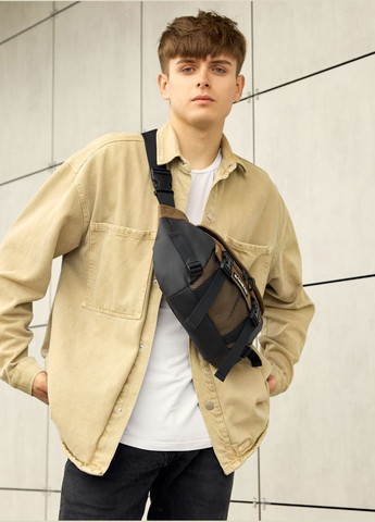 Мужская поясная сумка бананка для планшета Sambag (323459310)