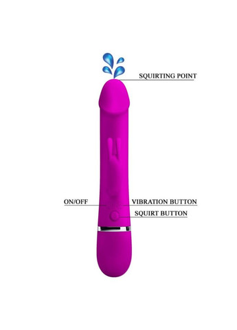 Вагінальний вібратор з функцією сім'явипорскування Pretty Love "Henri" від Baile LyBaile (356509020)