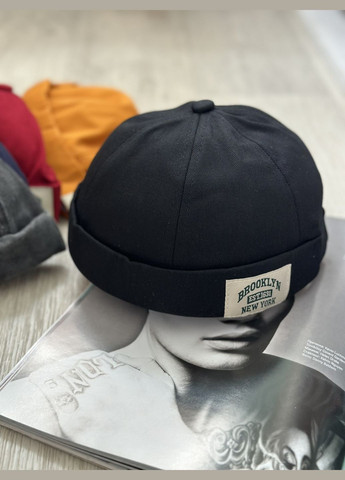 Коротка шапка міні біні, докер Brooklyn Чорний 56-60р No Brand (294205937)