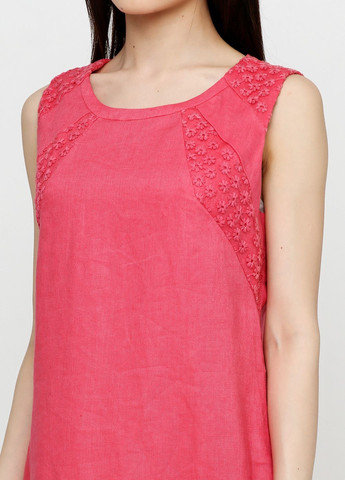 Темно-розовое повседневный платье жёлтый Axel