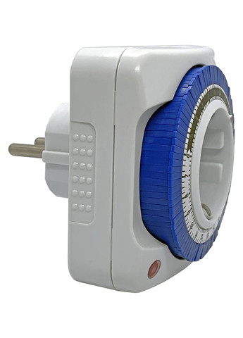 Розетка з таймером електро-механічна добова SwitchTimer X231 16А 230В Біла (XSTLA012415W 7294) XON E-Tech (304422394)