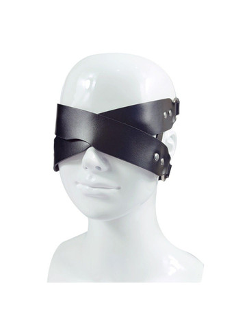 БДСМ-маска із заклепками зі штучної шкіри чорного кольору We Love (363188337)