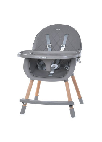 Стульчик для кормления LUMI ME экокожа для детей от 6 месяцев регулируемый стульчик для питания El Camino (368757582)