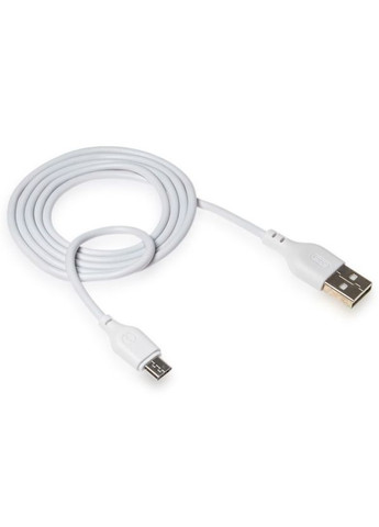 Кабель USB NB103 2.1A Quick Charge Micro 1m прорезиненный white XO (322706546)