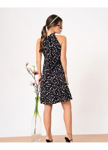 Чорна повсякденний сукня sa-248a чорний ISSA PLUS