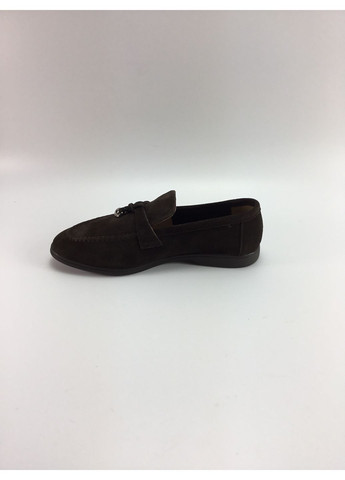 Luccente Женские лоферы лоферы коричневый з натуральная замша, украина — всесезон (356675921)