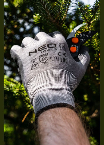 Секатор плоскостной, d реза 15мм, 185мм, 164г Neo Tools (314930510)