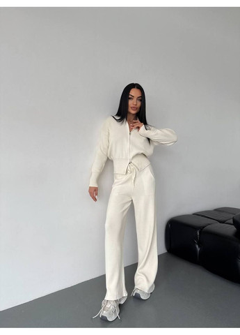 Костюм (джемпер, брюки), цвет Молочный Fashion (361668312)