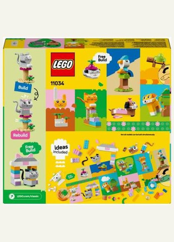Конструктор детский Творческие Любимцы (11034) Lego (324109621)