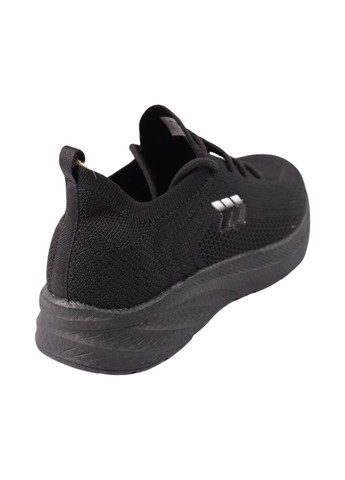 Чорні кросівки чоловічі чорні текстиль Restime 265-24LK