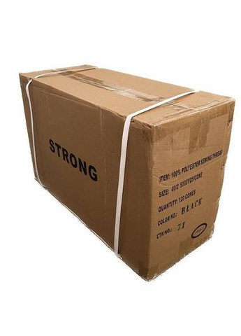 Нитка швейна STRONG 40/2 4000 ярдів Чорна Plus-plus (352746552)
