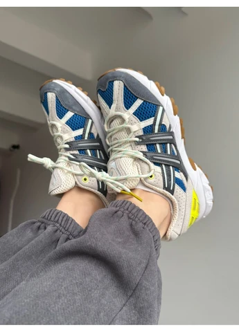 Синій кросівки чоловічі asics gel sonoma 15-50 beige/blue асікс гель сонома сині демісезон No Brand