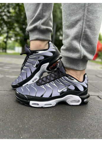 КРОССОВКИ ЖЕНСКИЕ NIKE AIR MAX TN PLUS GREY WHITE BLACK НАЙК АИР МАКС ТН ПЛЮС No Brand серые демисезоны (368867953)