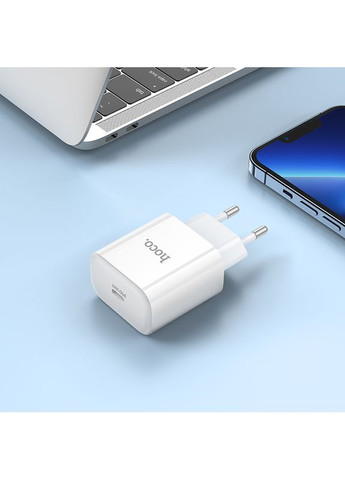 Мережевий зарядний пристрій Majestic single port PD30W charger White Hoco C76A Pro (368698078)