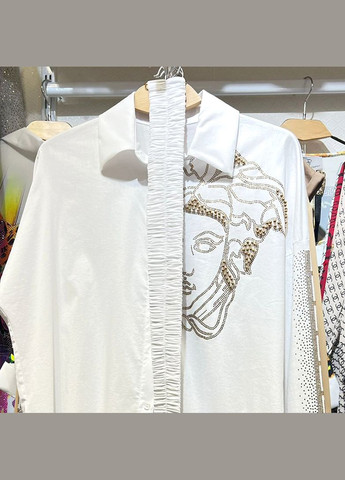 Белая праздничный, коктейльный, классическая, пляжный, карнавальный, откровенный, повседневный, кэжуал, джинсовая, вечерний рубашка Fashion с длинным рукавом