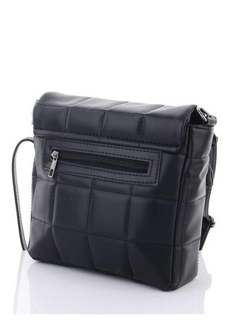 Черная женская сумка кросс-боди на магните с птичками «Анет» стеганая экокожа WeLassie (298570359)