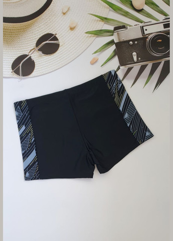 Мужские черные спортивные, пляжные комфортные мужские купальные боксеры шорты No Brand