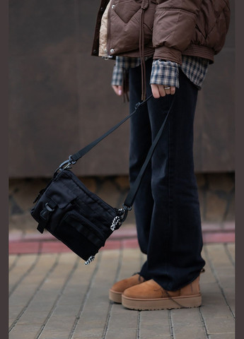 Жіноча сумка Obama велкро чорна Mamakazala (337472035)