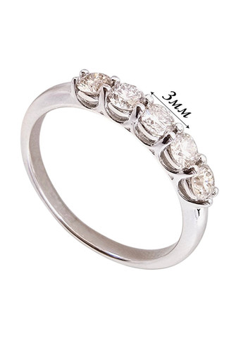 Золотое кольцо «Дорожка» с бриллиантами (17р) 1192012202-7к SOVA jewelry house (388422888)
