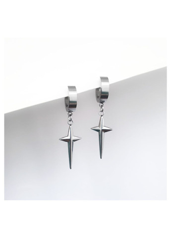 Повседневные серьги в форме звезды длинные харадзюку стиль унисекс kpop готика с подвеской классические базовые indiekid аниме No Brand (337715910)