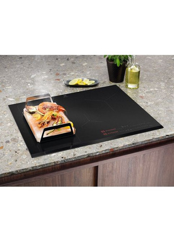 Варильна поверхня індукційна, 71см, розширена зона, датчик кипіння, Fry sensor, Hob2Hood, чорний Electrolux (322617878)