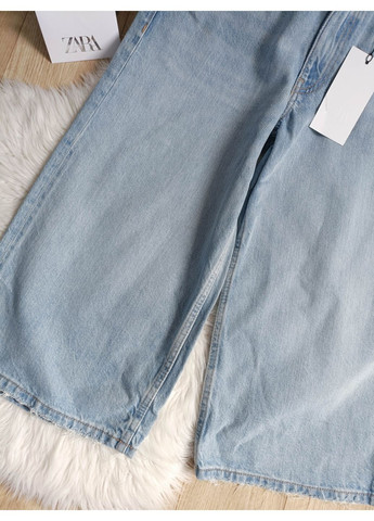 Джинсовые шорты trf с низкой посадкой Zara (354816942)