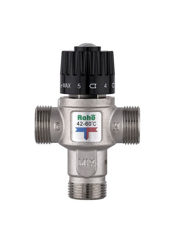 Клапан змішувальний R1208-075 - 3/4" ЗР термостатичний (42-60*C) (RO1023) Roho (342717391)
