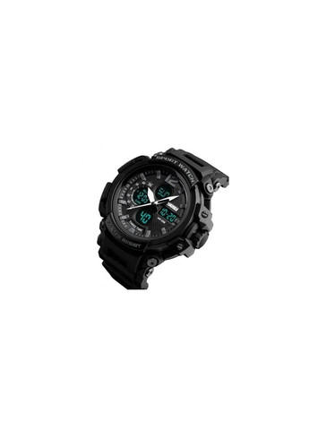 Годинник наручний чоловічий SKMEI 1343BK BLACK, годинник тактичний протиударний. Колір: чорний No Brand (359475184)
