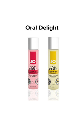 Гель для оральных ласк System JO Oral Delight - Strawberry Sensation (30 мл), эффект холод-тепло No Brand (303908600)