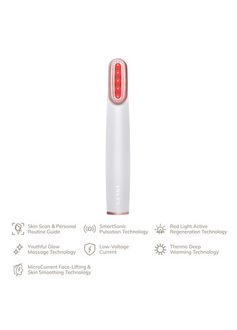 Пристрій для зміцнення і тонізації шкіри обличчя з поворотною головкою Skin Firming Wand 7в1 starlight GESKE (341526231)