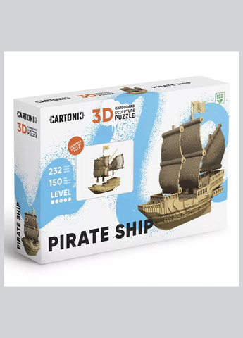 3D пазл Pirate Ship (CARTSHIP) Cartonic (333253306)