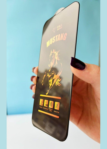 Захисне скло Mustang OG повноекранне для iPhone 14 Pro No Brand (304255064)