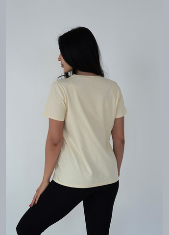 Футболка для беременных и кормящих с секретом кормления цвета экрю Мамин Дім - (332522865)