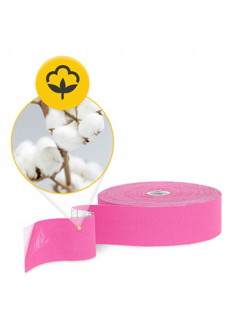 Лента кинезиологическая (кинезио тейп) 5 см x 31 м Sky Pink () 4FIZJO P-5905973405553 (345714791)